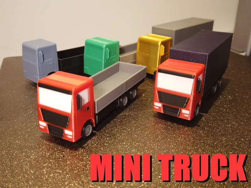 Mini Truck - No Glue Required