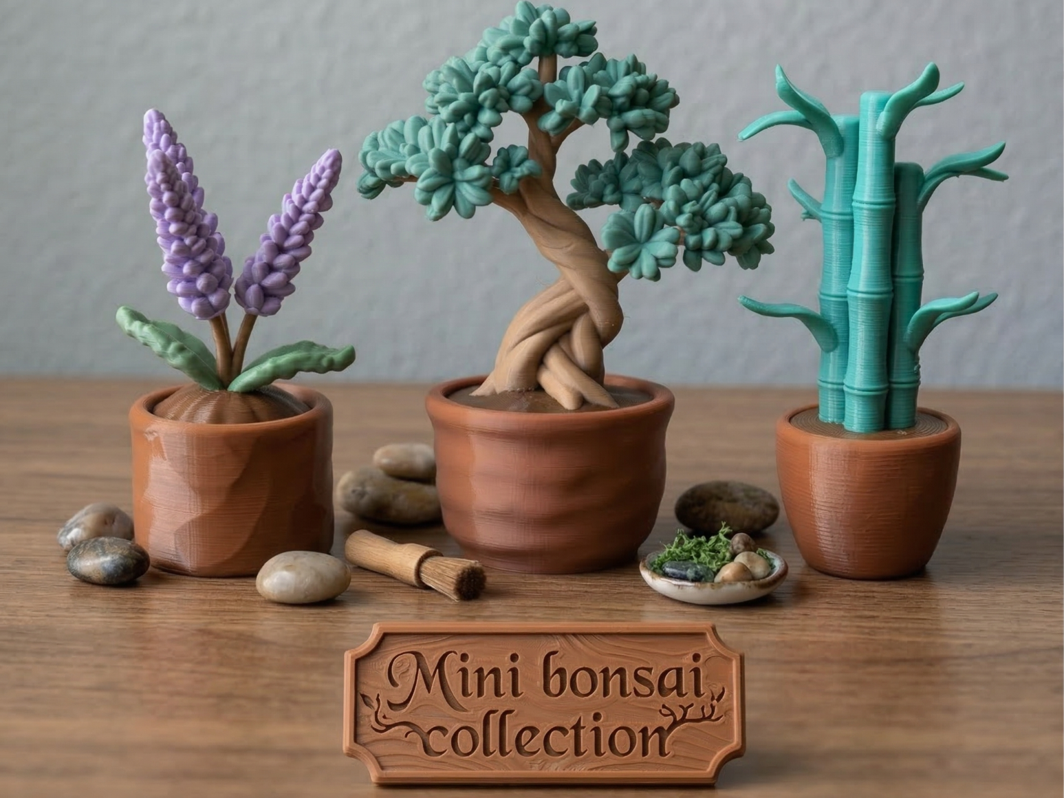 Miniatura 1 do modelo 3D Mini Bonsai Collection