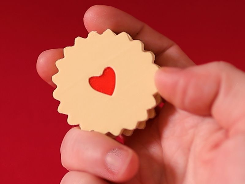 Magnetic Shrewsbury Biscuit Fidget Slider