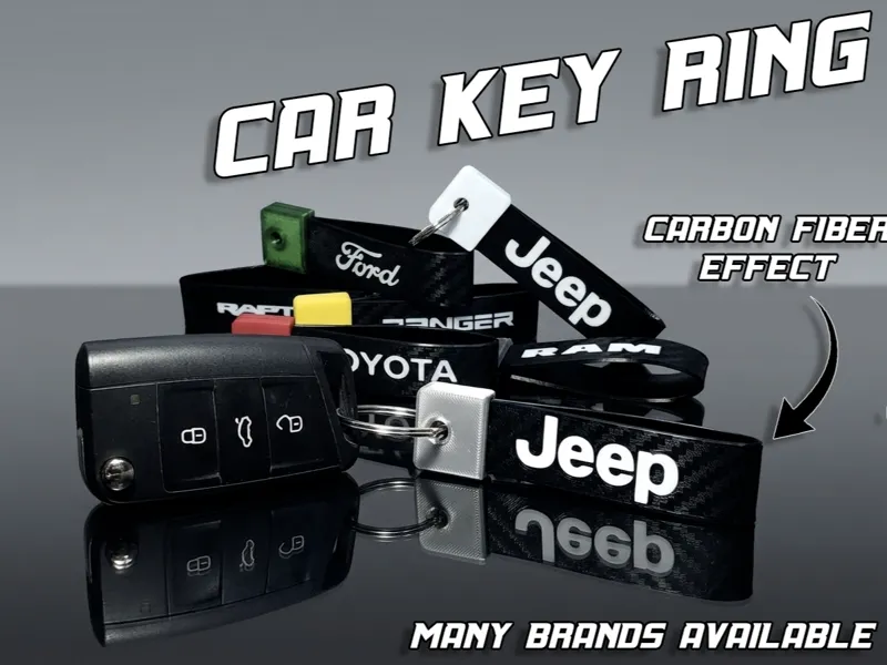 Car Key ring. Sporty, handsome, flexible