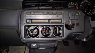 Honda EG Civic სამმაგი 52 მმ გეიჯ-დამჭერი thumbnail 1