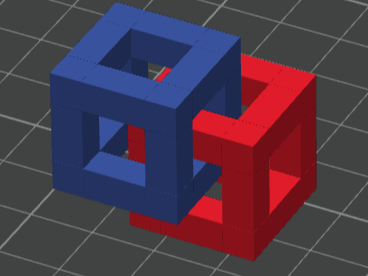 Interlocked Cubes