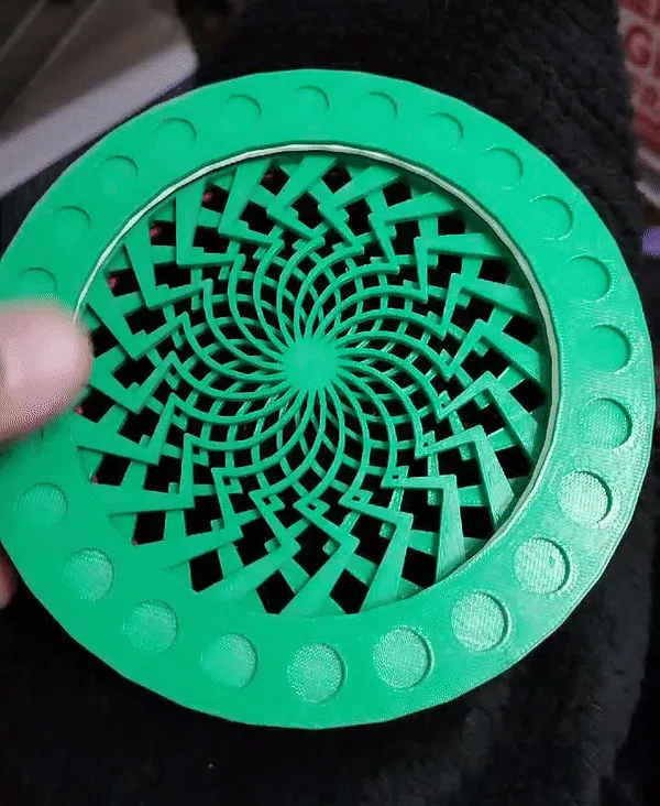 Miniatura 3 do modelo 3D Ring Gears Illusion