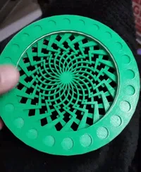 H2D one plate, 2 colors, fidget version