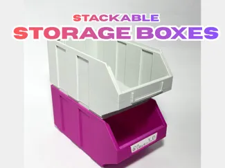 Stapelbare Aufbewahrungsbox