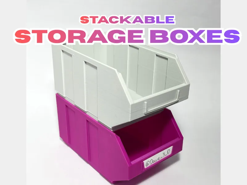 Stapelbare Aufbewahrungsbox