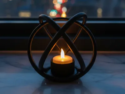 Hoop candlestick without SUPPORT