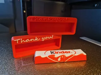 Kinder Chocolate Thank you
