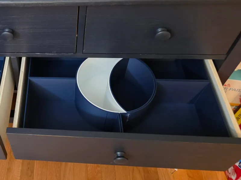 Dresser Drawer Organizing Bin - Moon Theme