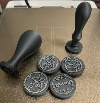 Stamp (with interchangeable designs)