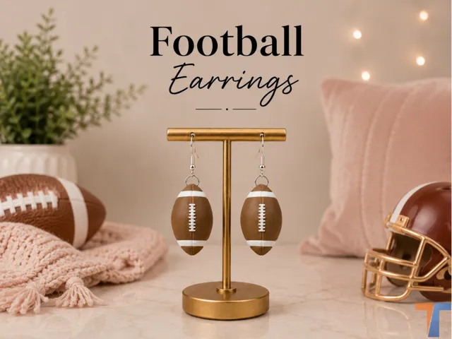 Football Earrings