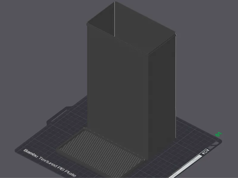 Tall Storage Container + Lid   [~200g filament]