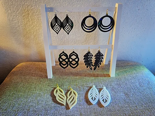 Boho Earring Set | 3D Print Jewelry Designs