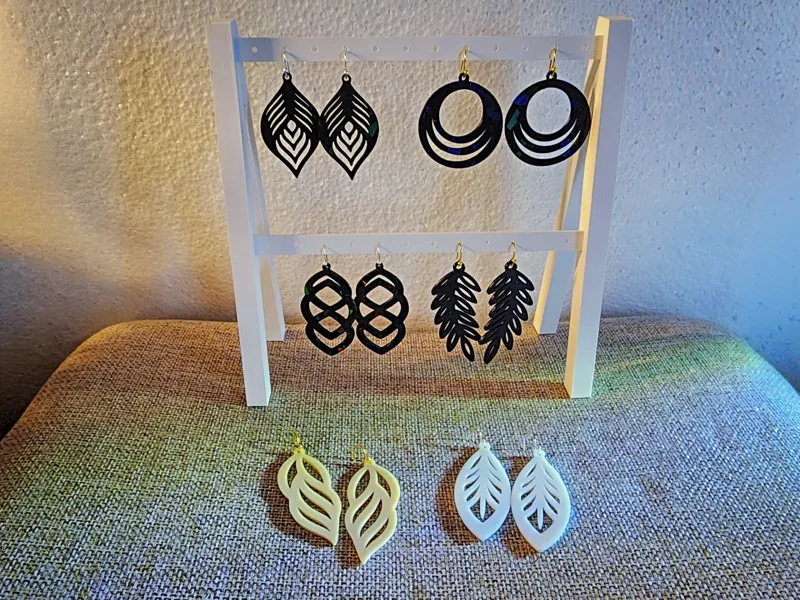 Boho Earring Set | 3D Print Jewelry Designs