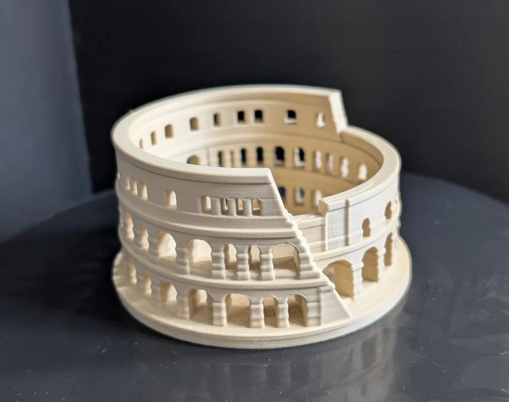 Simplified Colosseum Model – Ancient Amphitheater - Free 3D Print Model ...