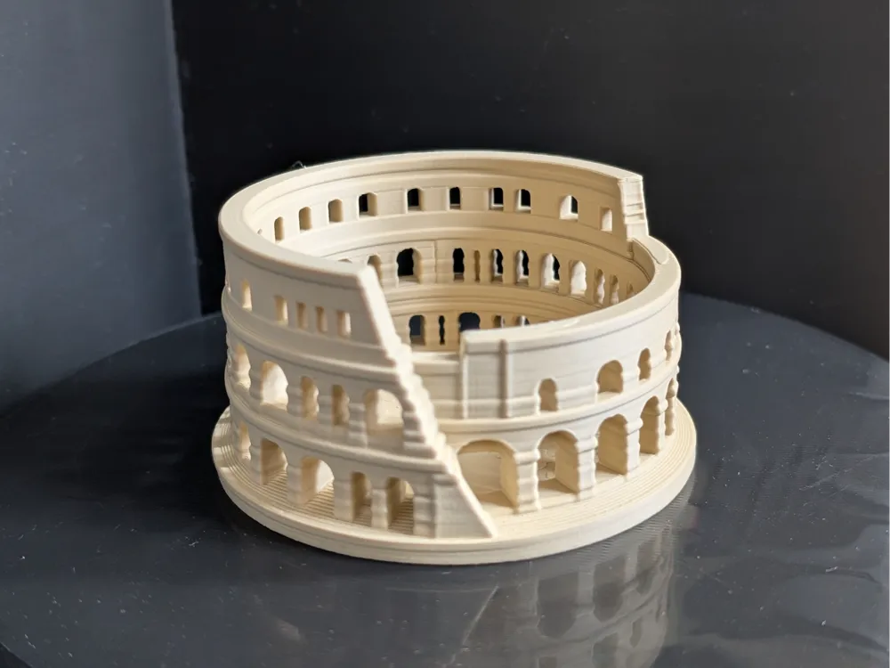 Simplified Colosseum Model – Ancient Amphitheater - Free 3D Print Model ...