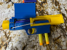 Nerf Pistol Crossbow with Chute for tacticoolness.