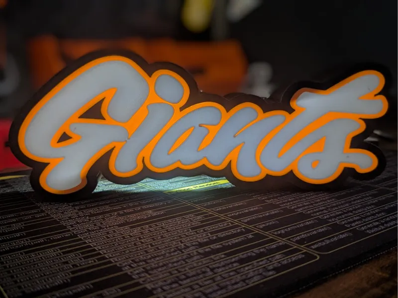 San Francisco Giants City Connect Lightbox