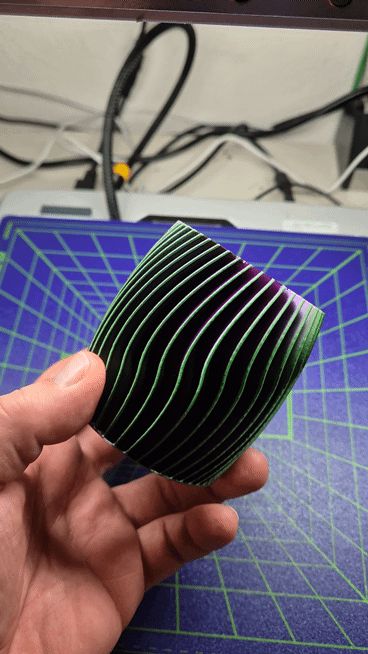Radially Ribbed Vase