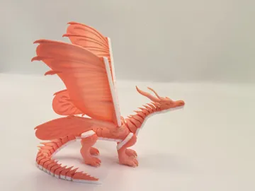 Modelo para impresión 3D: WOF丝翼飞龙，新版飞龙 — vista de referencia 4