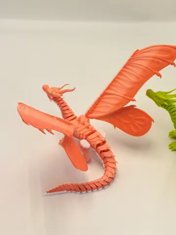 Modelo para impresión 3D: WOF丝翼飞龙，新版飞龙 — vista de referencia 2
