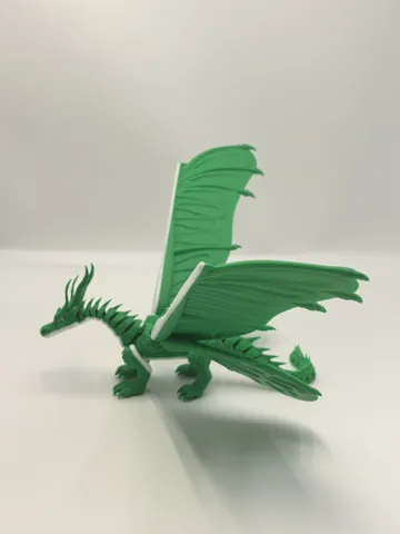 Modelo para impresión 3D: WOF丝翼飞龙，新版飞龙 — vista de referencia 5