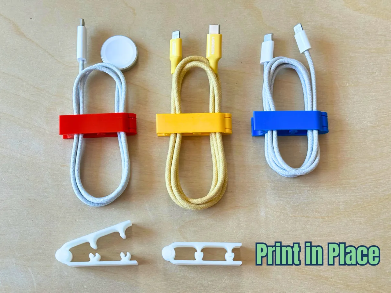 Cable Organizer / Snap Cable Clip - Print in place view 2