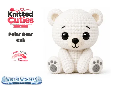 Knitted Cuties | Polar Bear Cub