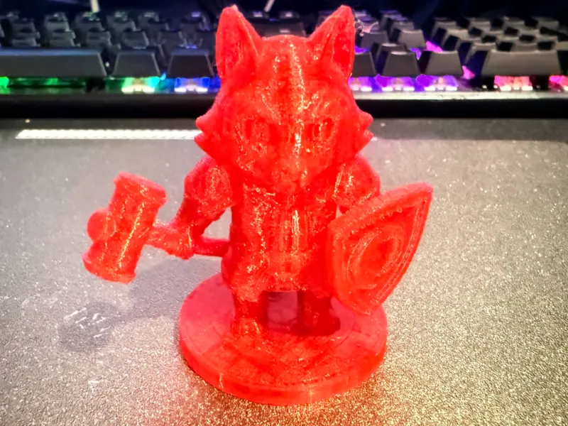 Mini warior wolf