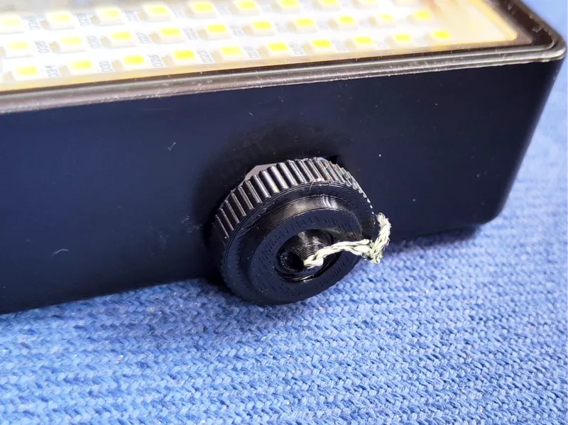 Cold Shoe Safety Leash Adapter