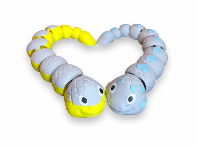 Baby Snake NO AMS Flexi Fidget Keychain