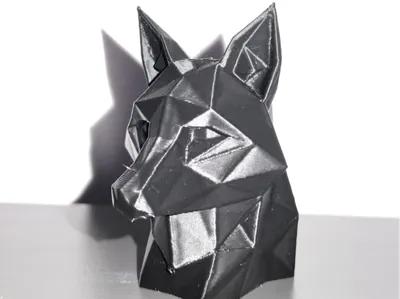 Low Poly Fox Figure