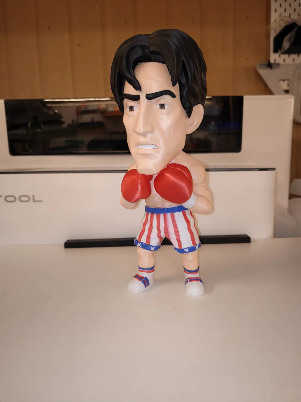 Chubi Style Statue du boxeur Rocky Balboa Chibi Étalon Italien - Modèle d ...