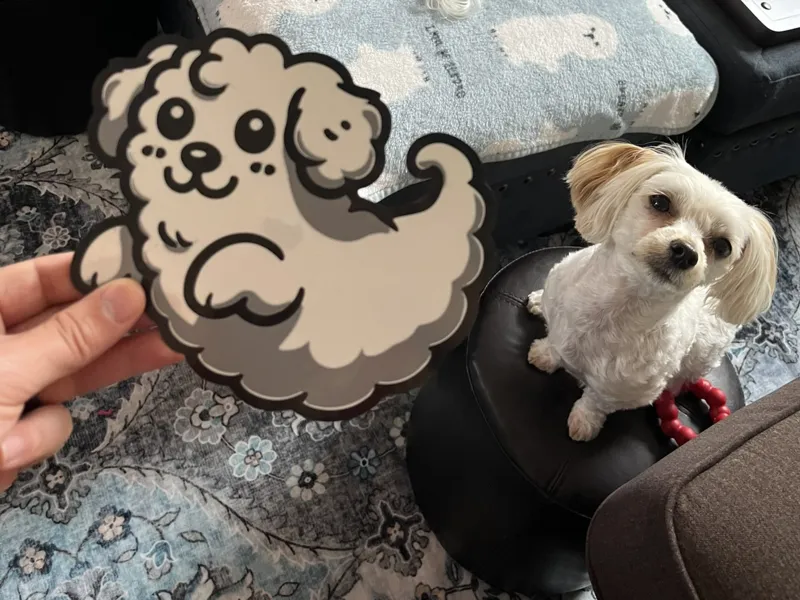 Maltipoo Ghost Wallart