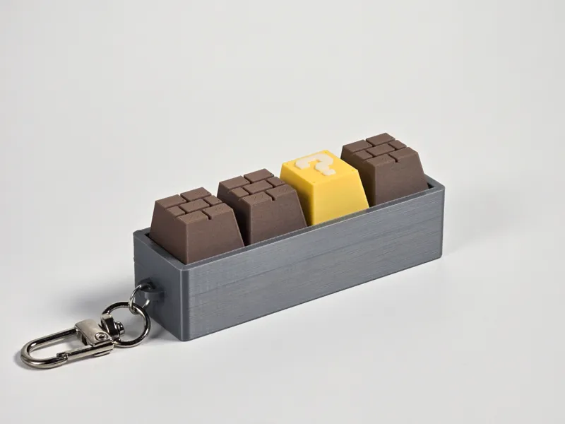 [Fidget] Super Mario Keycap Clicker Keychain