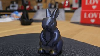 Easter BUNNY with smile sitting position - HARE :)
