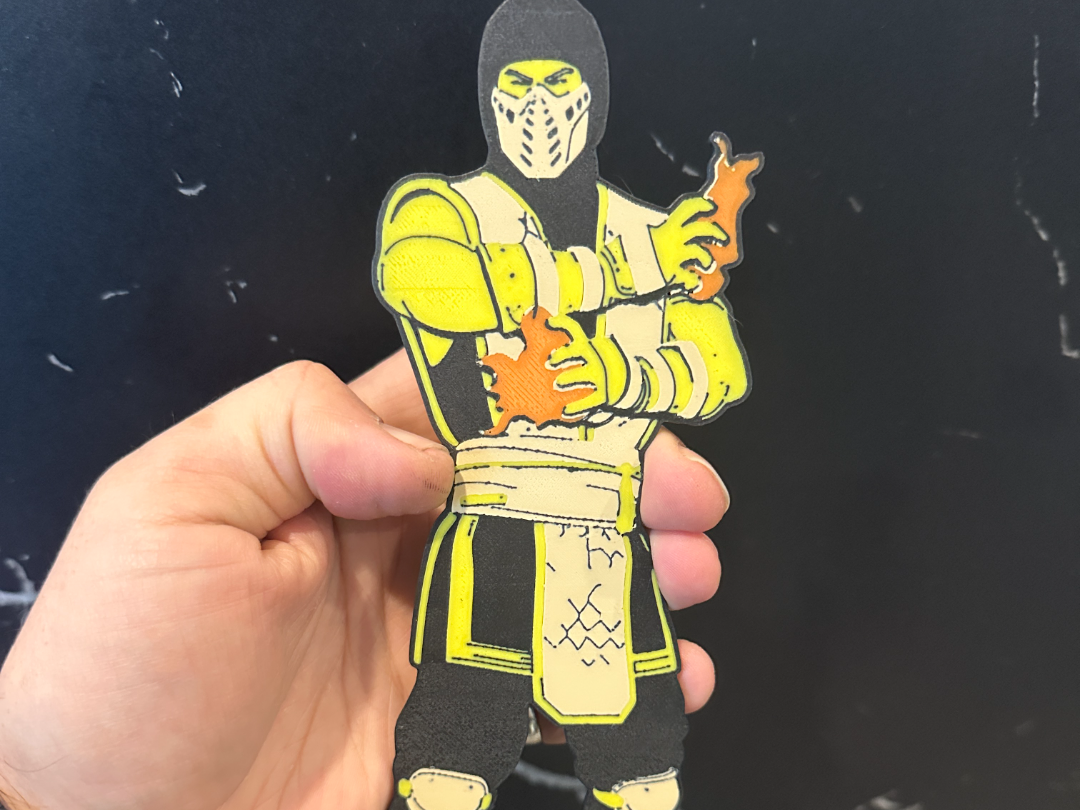 Scorpion 2D art (not a HueForge)