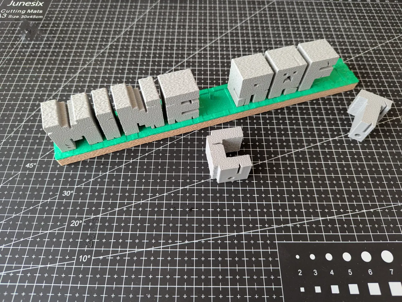 Custom Minecraft Name Plate view 3