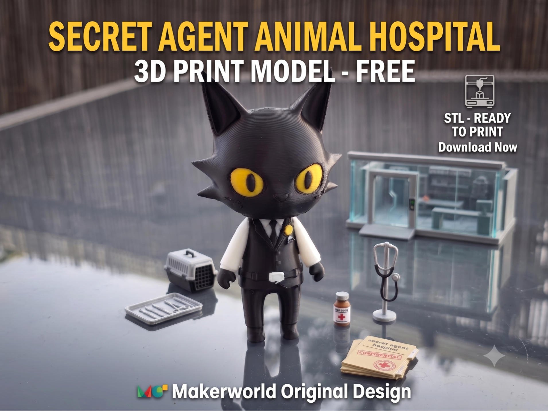 Secret Agent Figure – Animal Hospital - 1