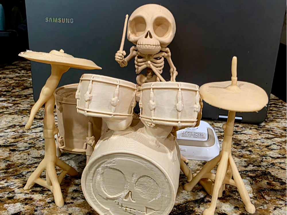 "Chill" Skeleton - Drummer Boy