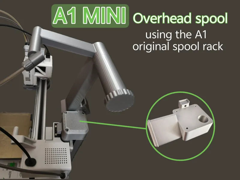 A1-MINI top adapter for A1 original spoolholder