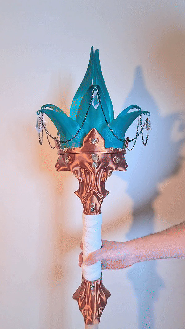 Fantasy Royal Magic Scepter - Fairy Floral Light