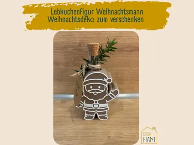 Gingerbread Santa – Christmas Decoration