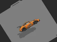 0.2mm layer, 2 walls, 15% infill Porsche GT three RS