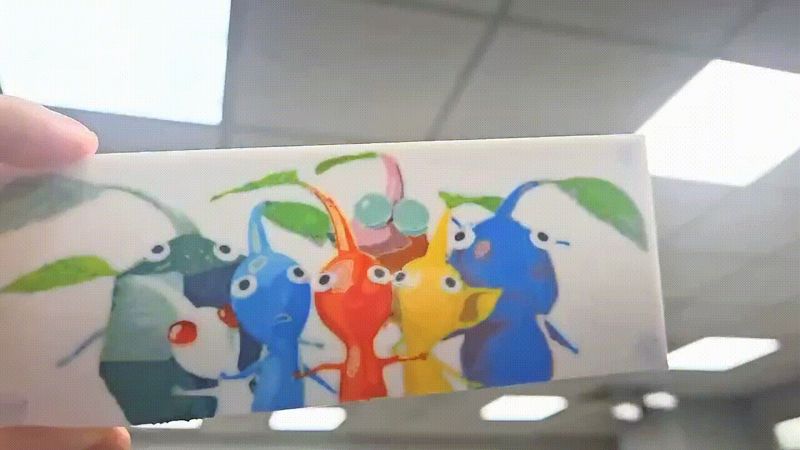 4色打印AMS 全彩色皮克敏圖畫磁鐵貼
