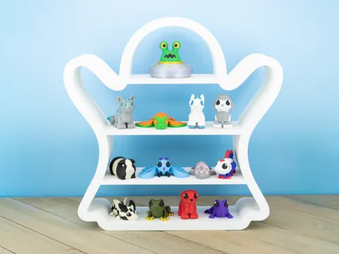 Estante o repisa: Ghost Display Shelf — referencia de MakerWorld
