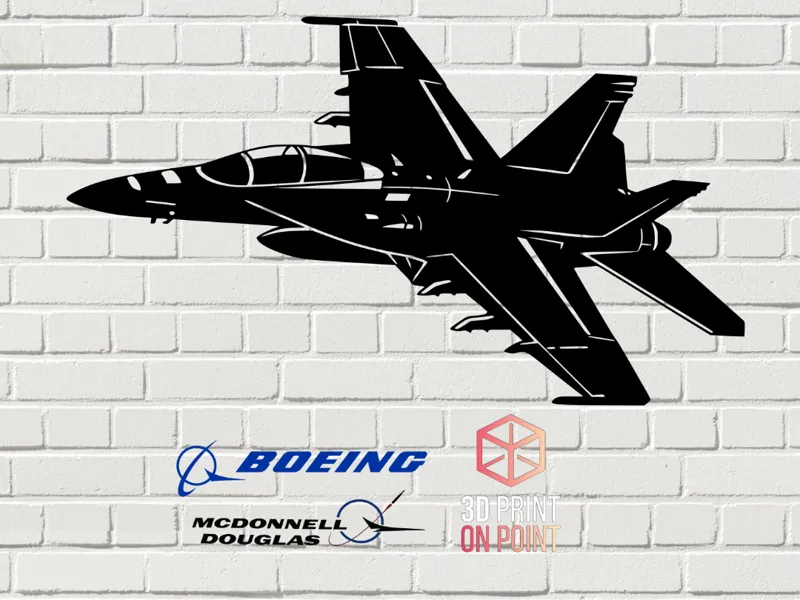 F/A 18 Super Hornet - 2D WALL ART #2