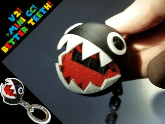 Chain Chomp - V2 Update + Mini Version! by N426 MakerWorld: Download Free 3D Models - 3D model önizlemesi