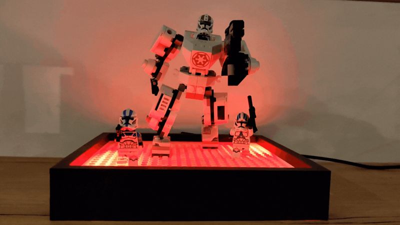 Bricks Illuminated Display