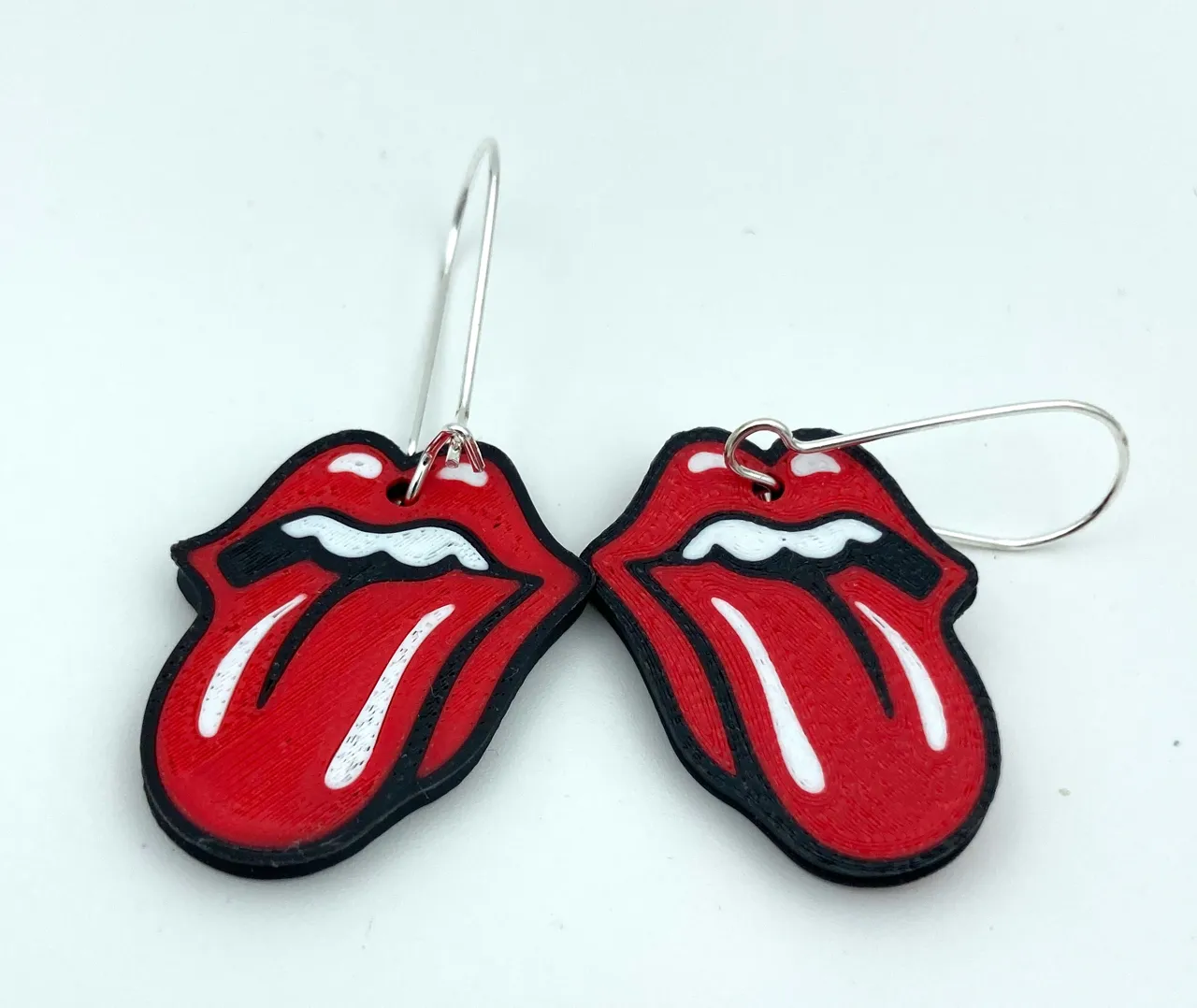 Pendientes Rolling Stones / Earrings Rollin Stones view 2